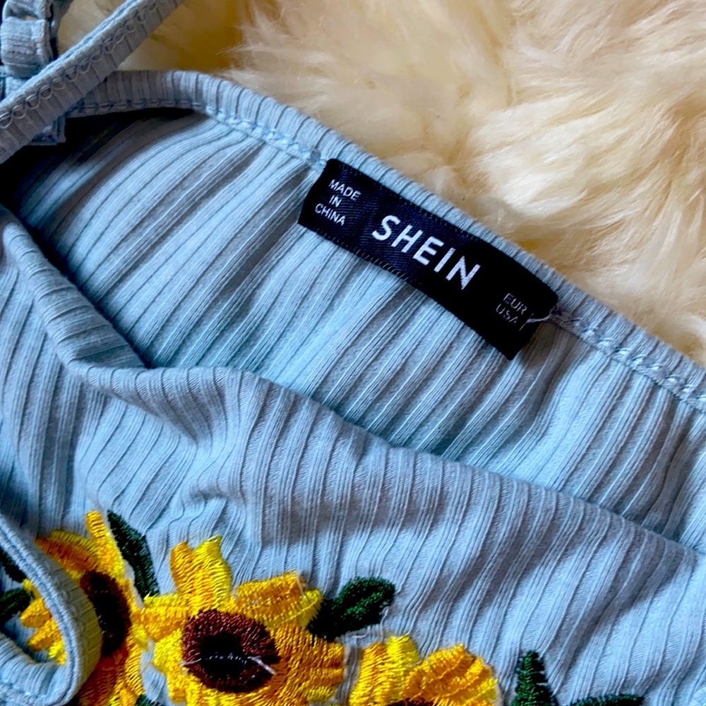 SHEIN Mini sunflower dress, never worn but washed